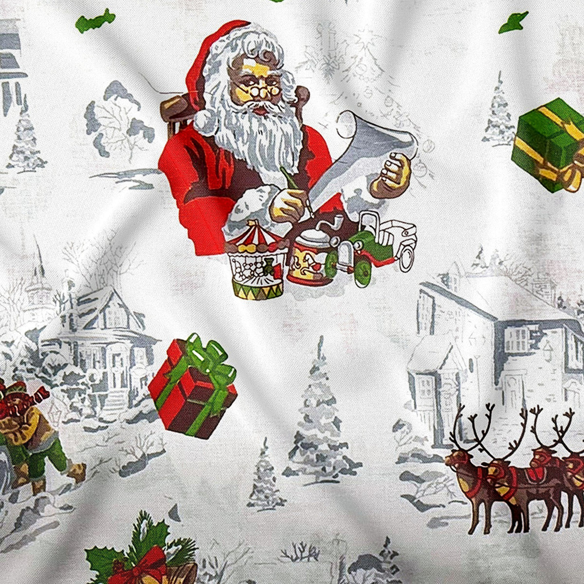 Bavlněná látka - Santa Claus