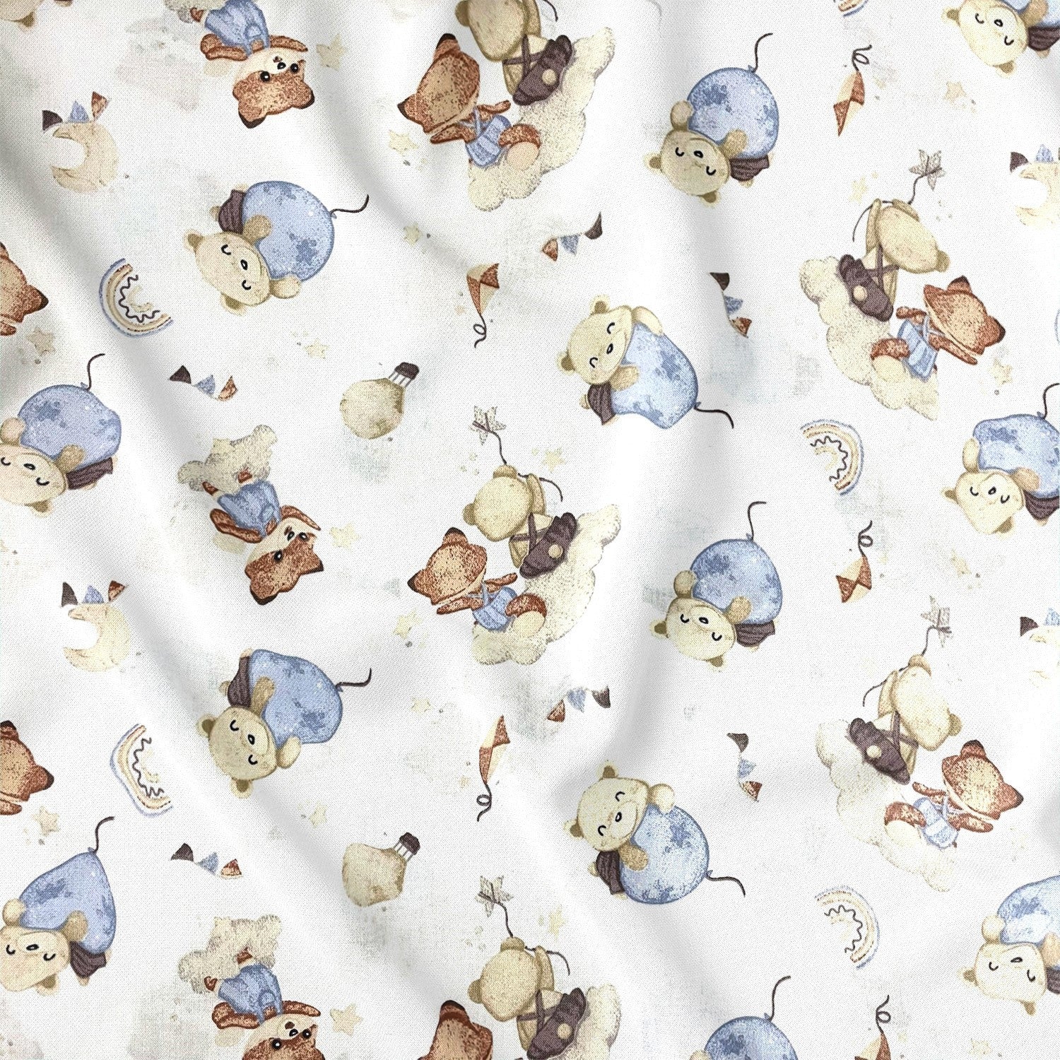 Cotton Fabric - Balloons and fun