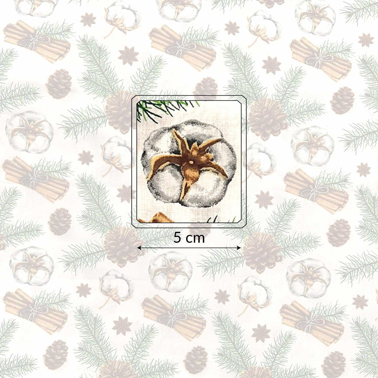 Cotton Fabric - Christmas Decorations
