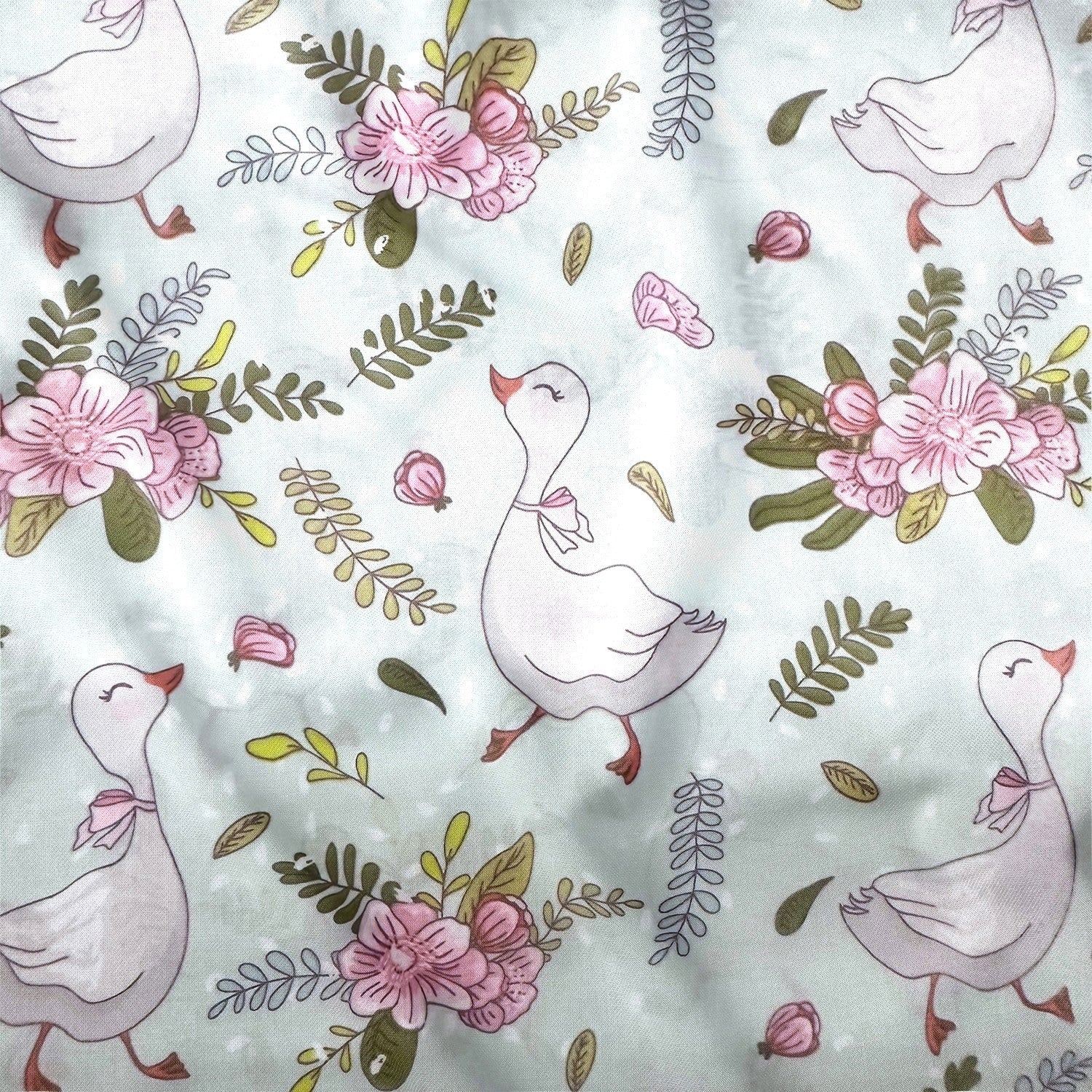 Cotton Fabric - Happy goose