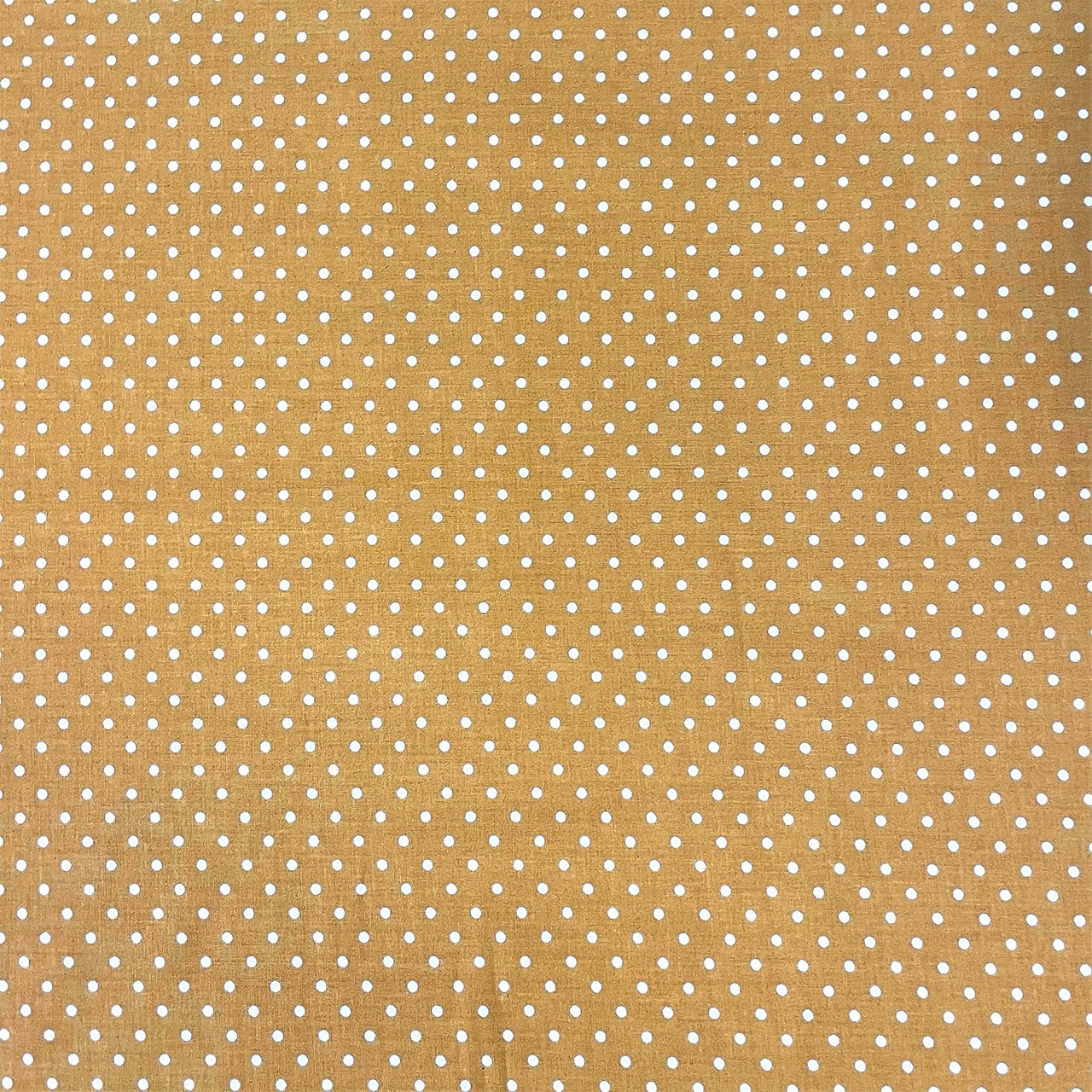 Cotton Fabric - Mustard Dots 4 mm