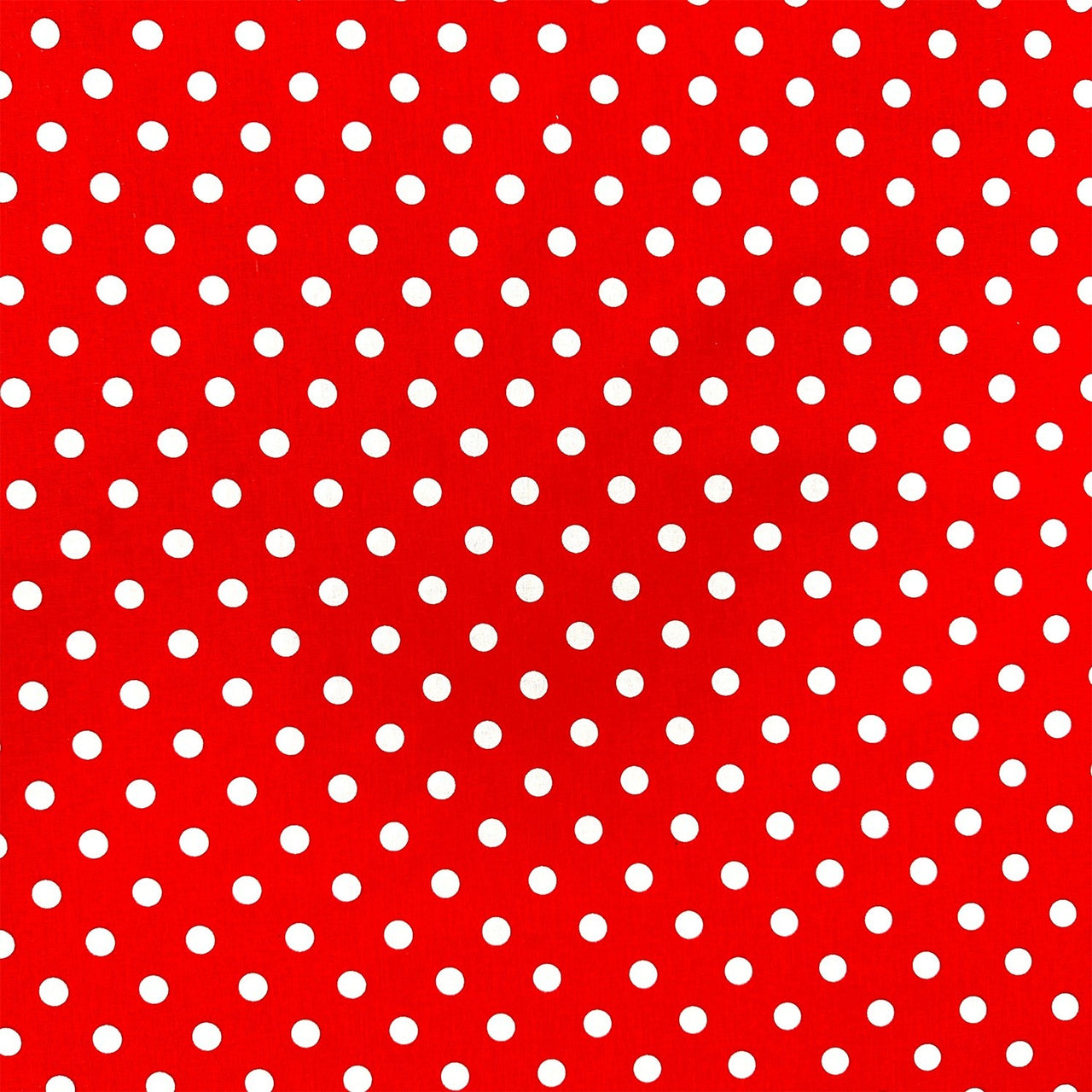 Cotton Fabric - Red Dots 1 cm