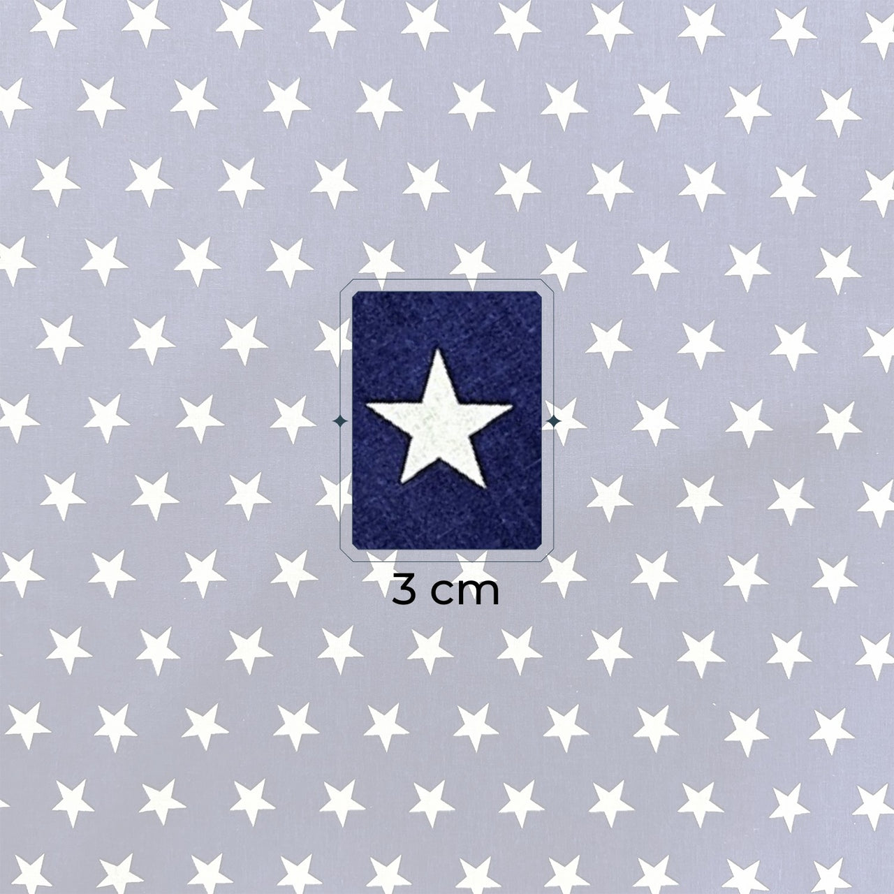 Cotton Fabric - Stars on Navy Blue