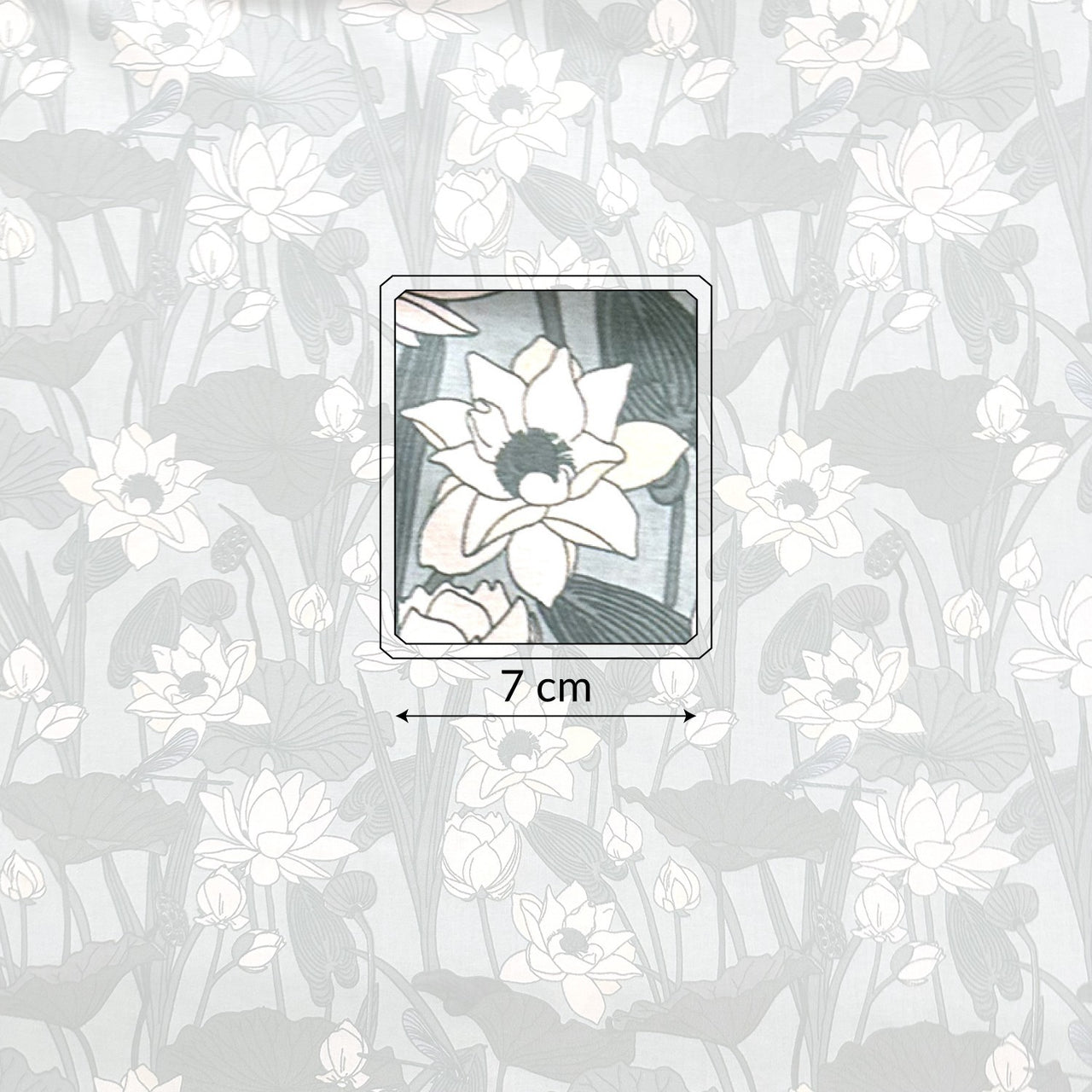 Cotton Fabric - Water lilies