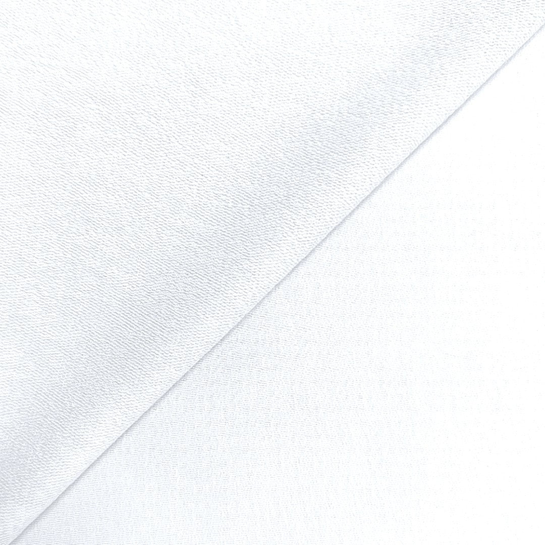 French Terry Knit - White