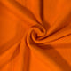 Pletená polární fleece látka - oranžová