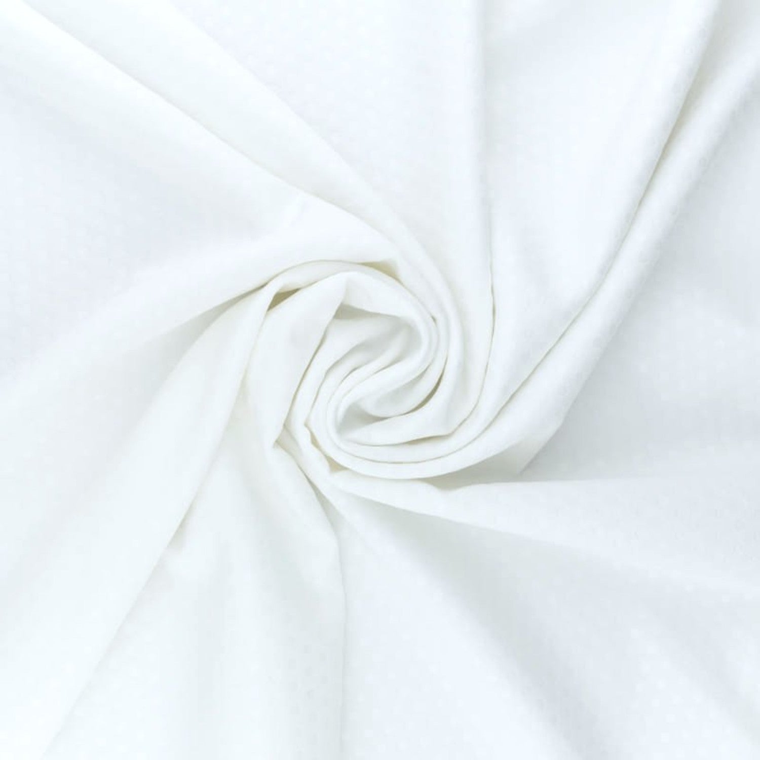 SOFT Cotton Flannel  - Mono White