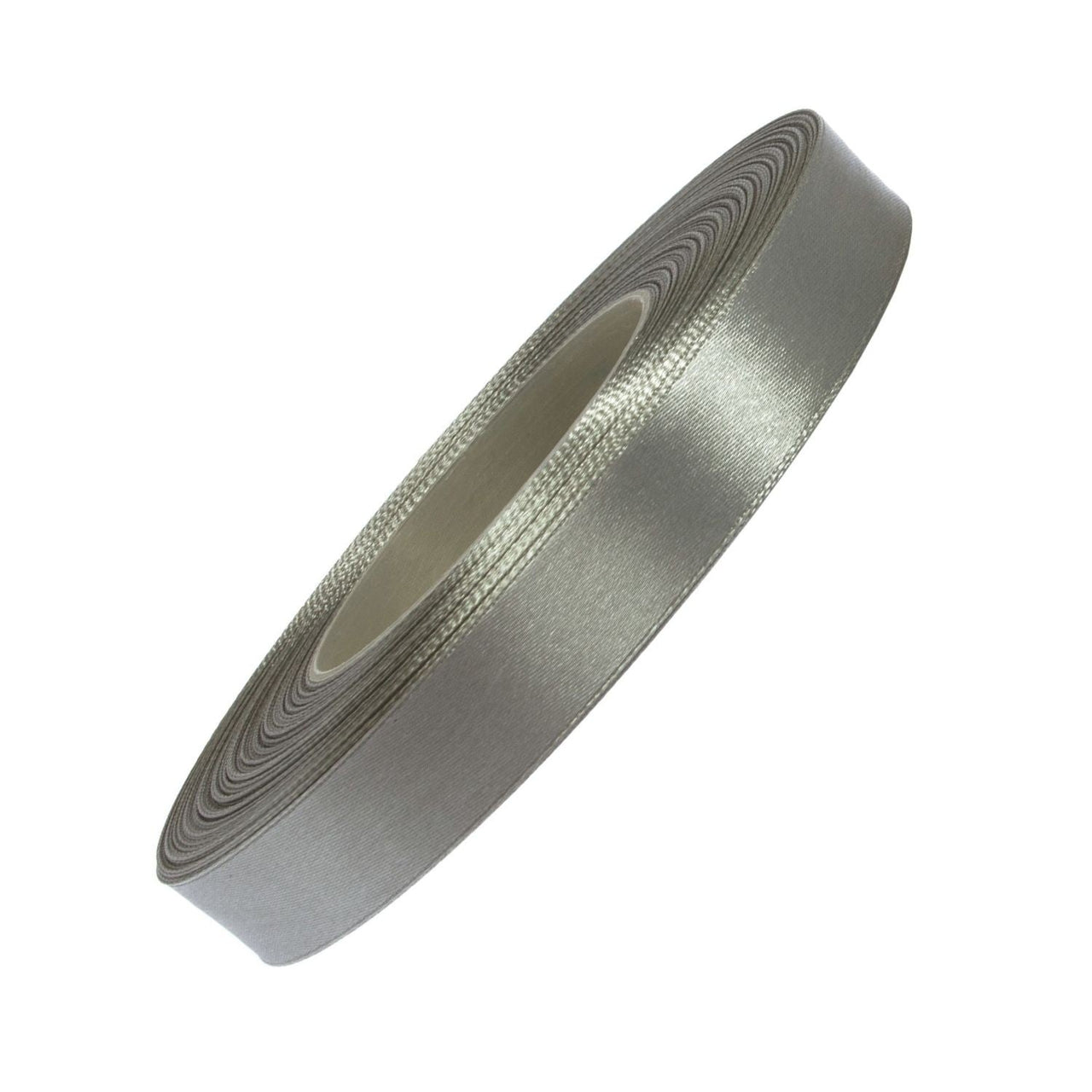 Satin Ribbon 12 mm Length 32 RM - Steel/Grey
