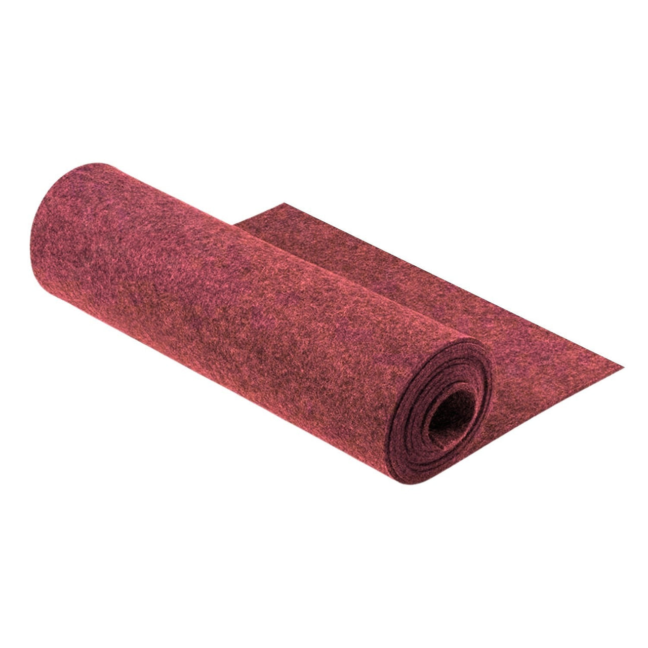 Technical PES Felt - thickness 4 mm, weight 600 g/m² - EU Certified - Red