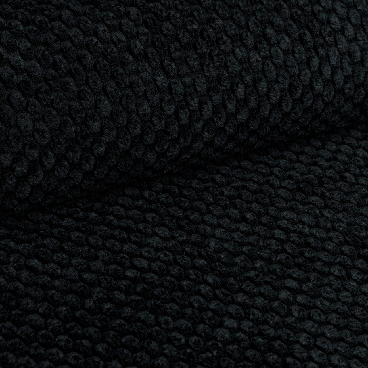 Upholstery Fabric DOT I Velour - Black