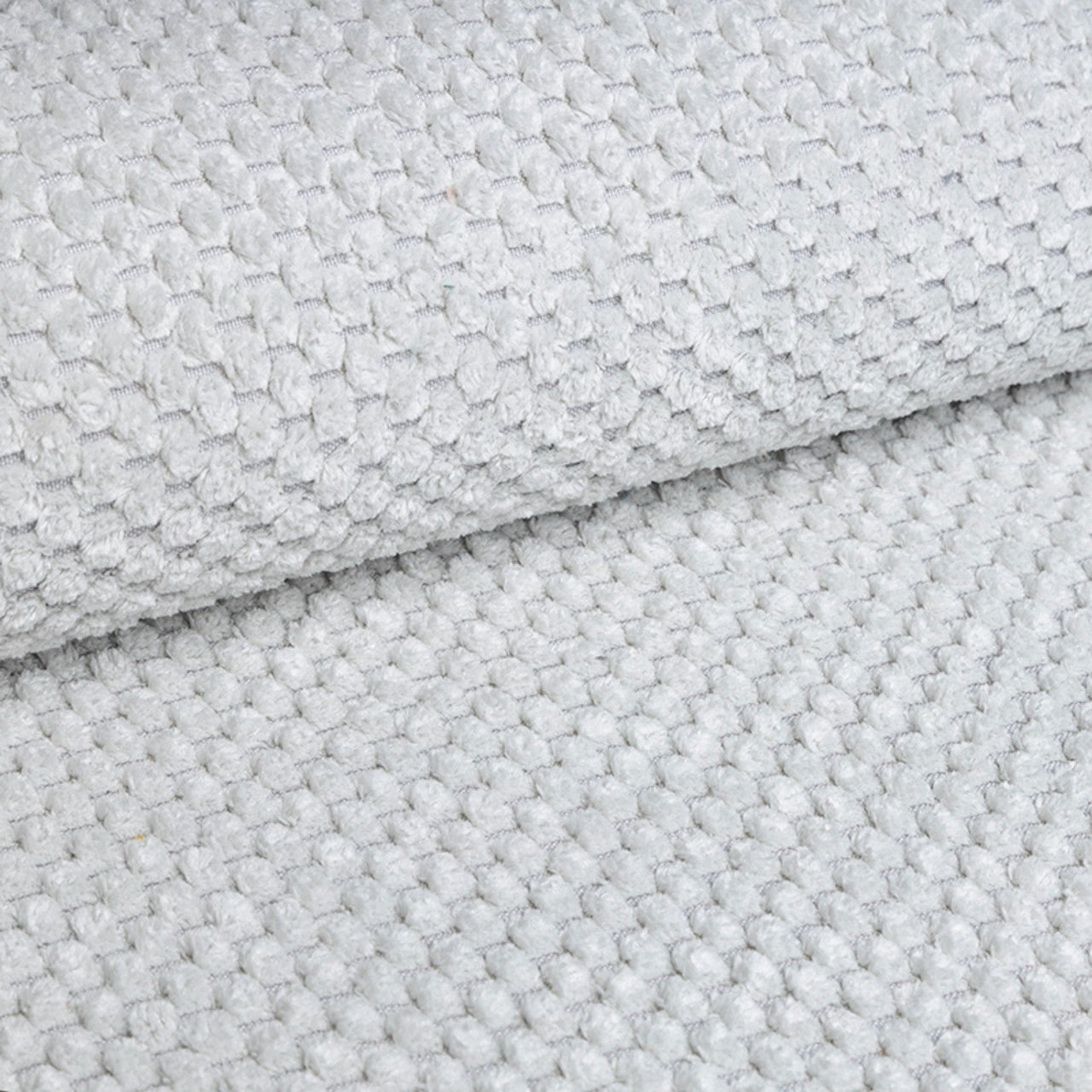 Upholstery Fabric DOT I Velour - Light Grey