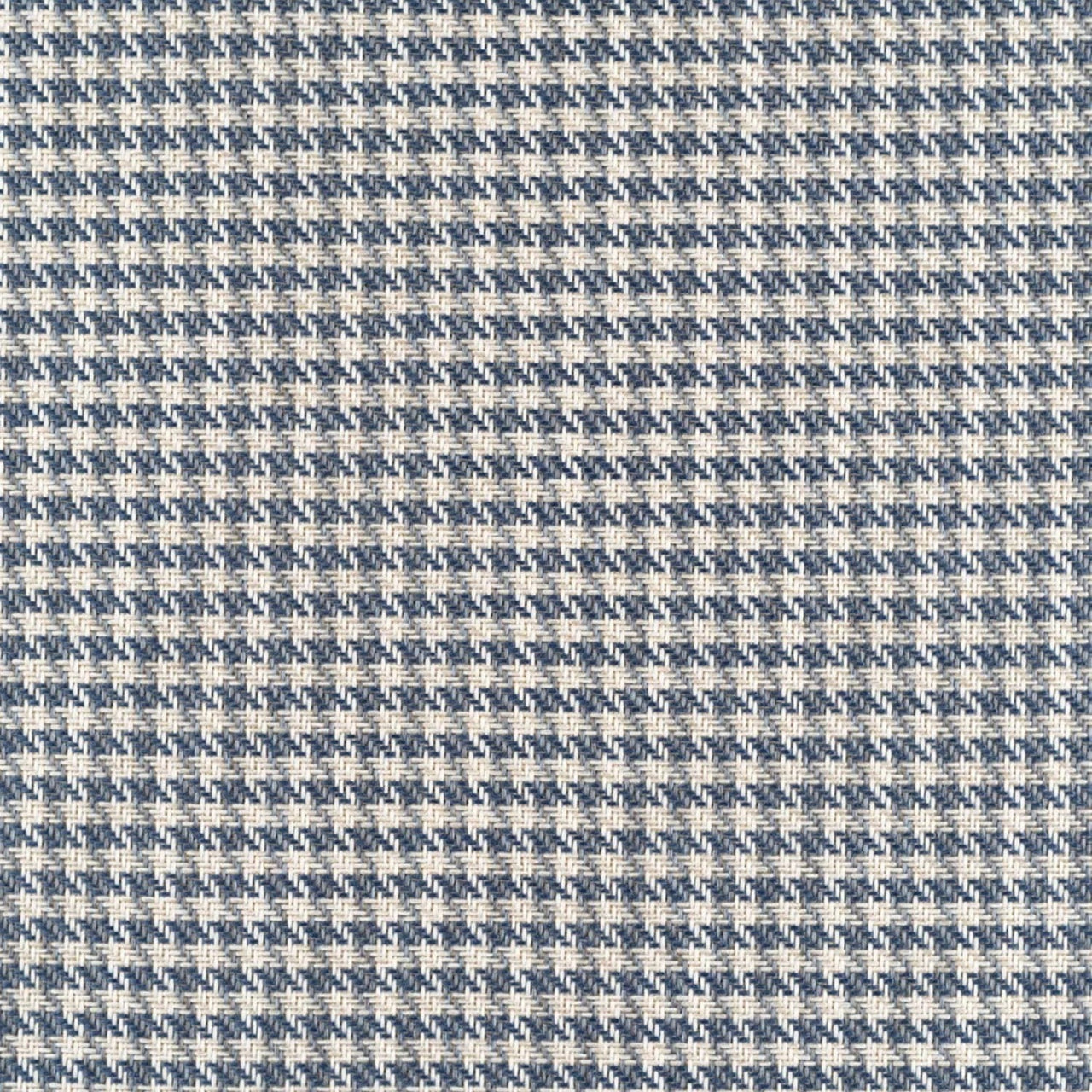 Upholstery Fabric Houndstooth - Blue-Grey