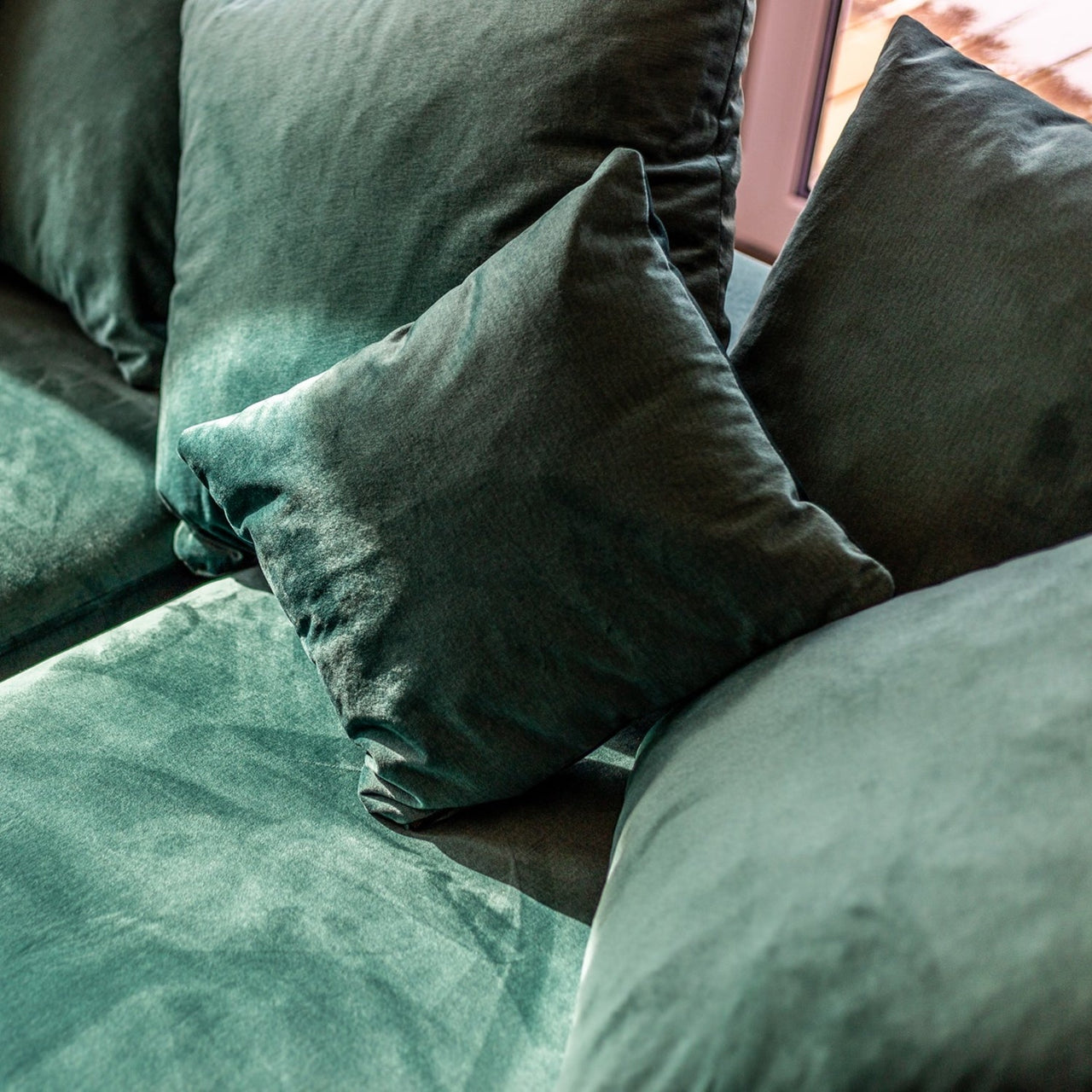 Upholstery Fabric MONOLITH Velour - Bottle Green