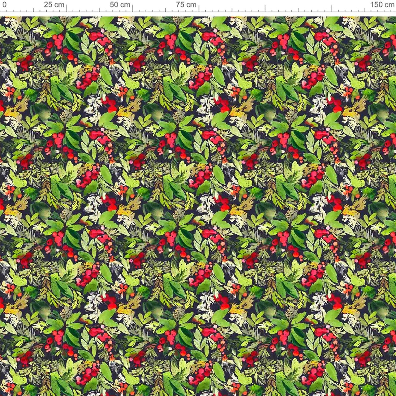 Water Resistant Christmas Fabric Oxford - 50023