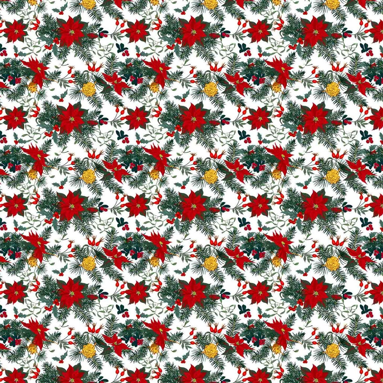 Water Resistant Christmas Fabric Oxford - 50452