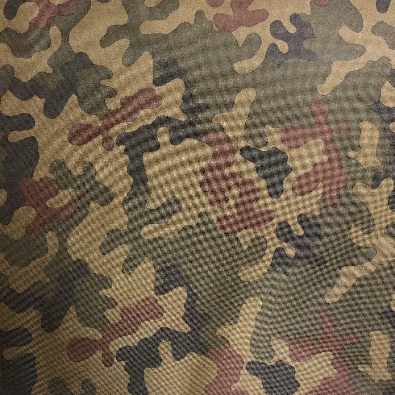 Water Resistant Fabric Oxford - Brown Camo II