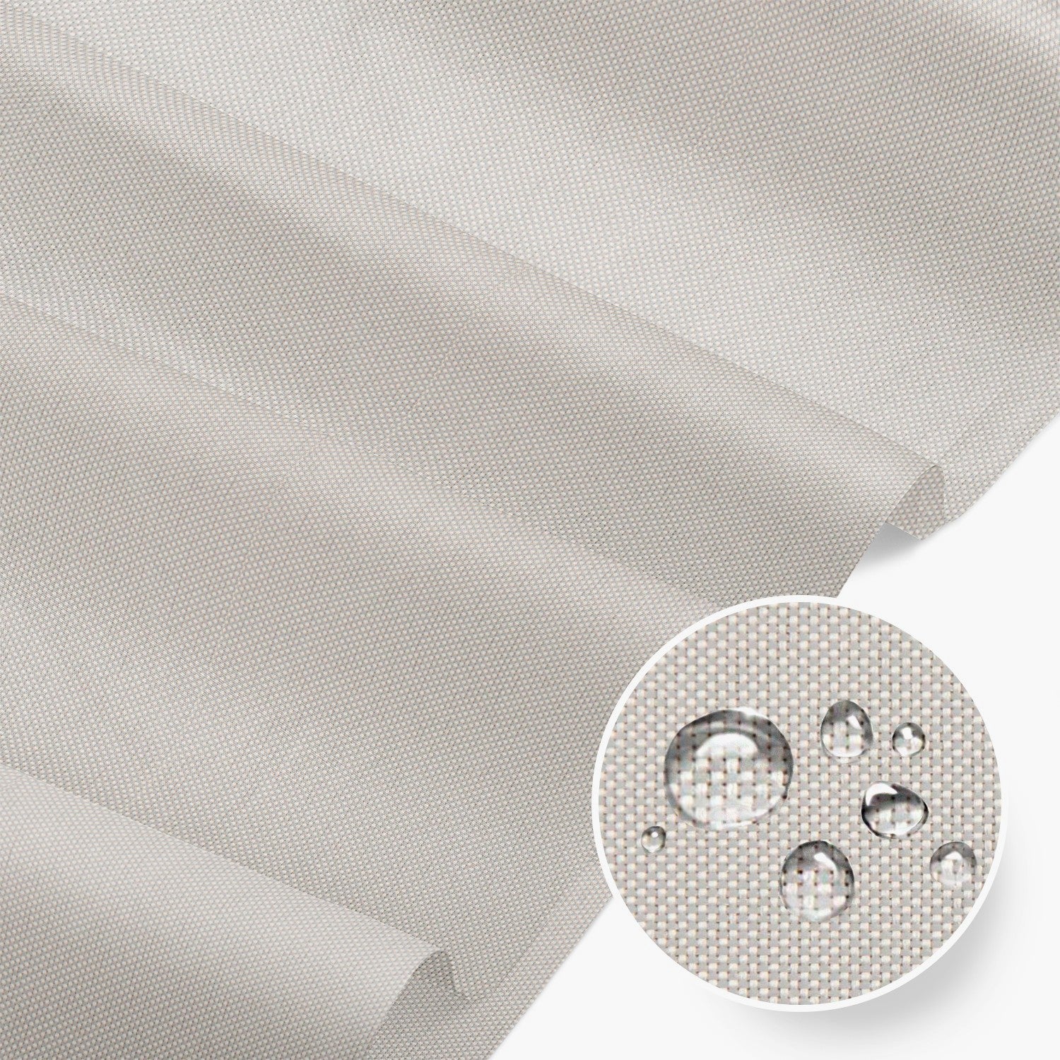 Water Resistant Fabric Oxford - Light Ash