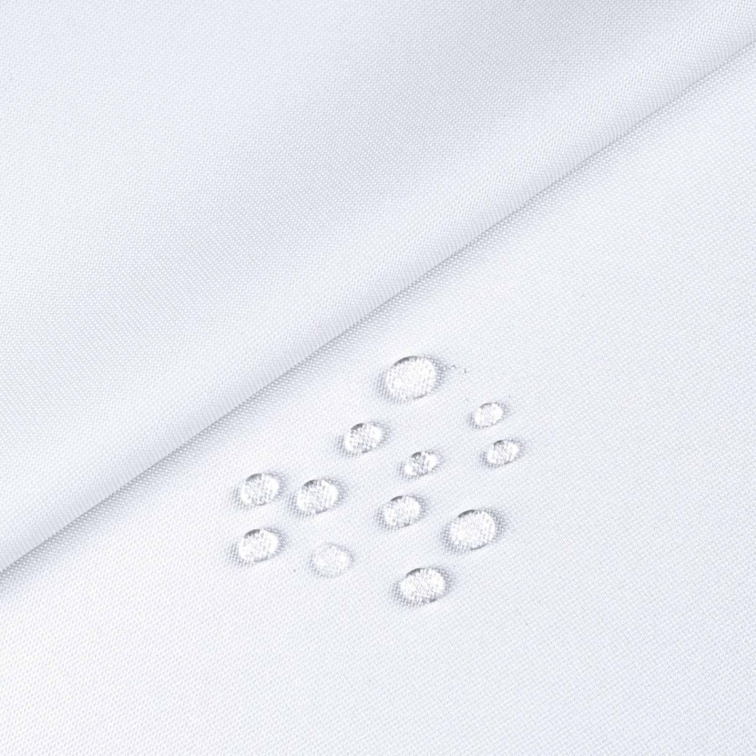 Water Resistant Recycled Fabric OXFORD GRS 200 - White
